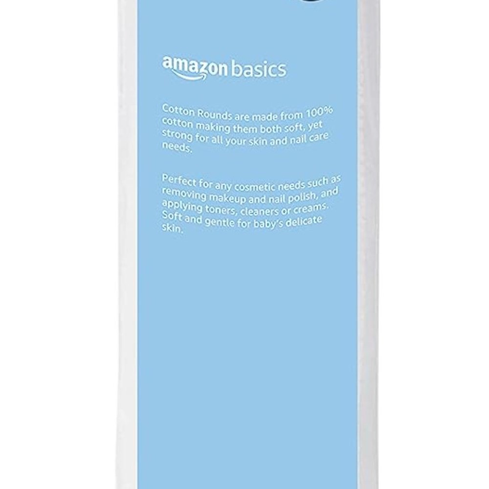 Amazon Basics Cotton Rounds, 100 Count - Picture 2 of 5